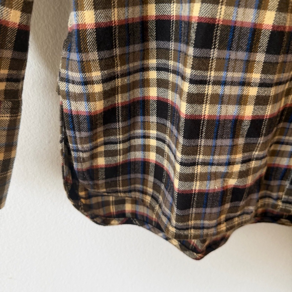 Everlane Women's Boxy Beech Plaid Flannel‎ Shirt Size S Button Relaxed Reg $98 - Picture 8 of 15